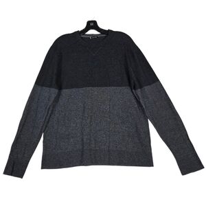 Smartwool  wool knit Men's Dark and Light Gray Crewneck Sweater